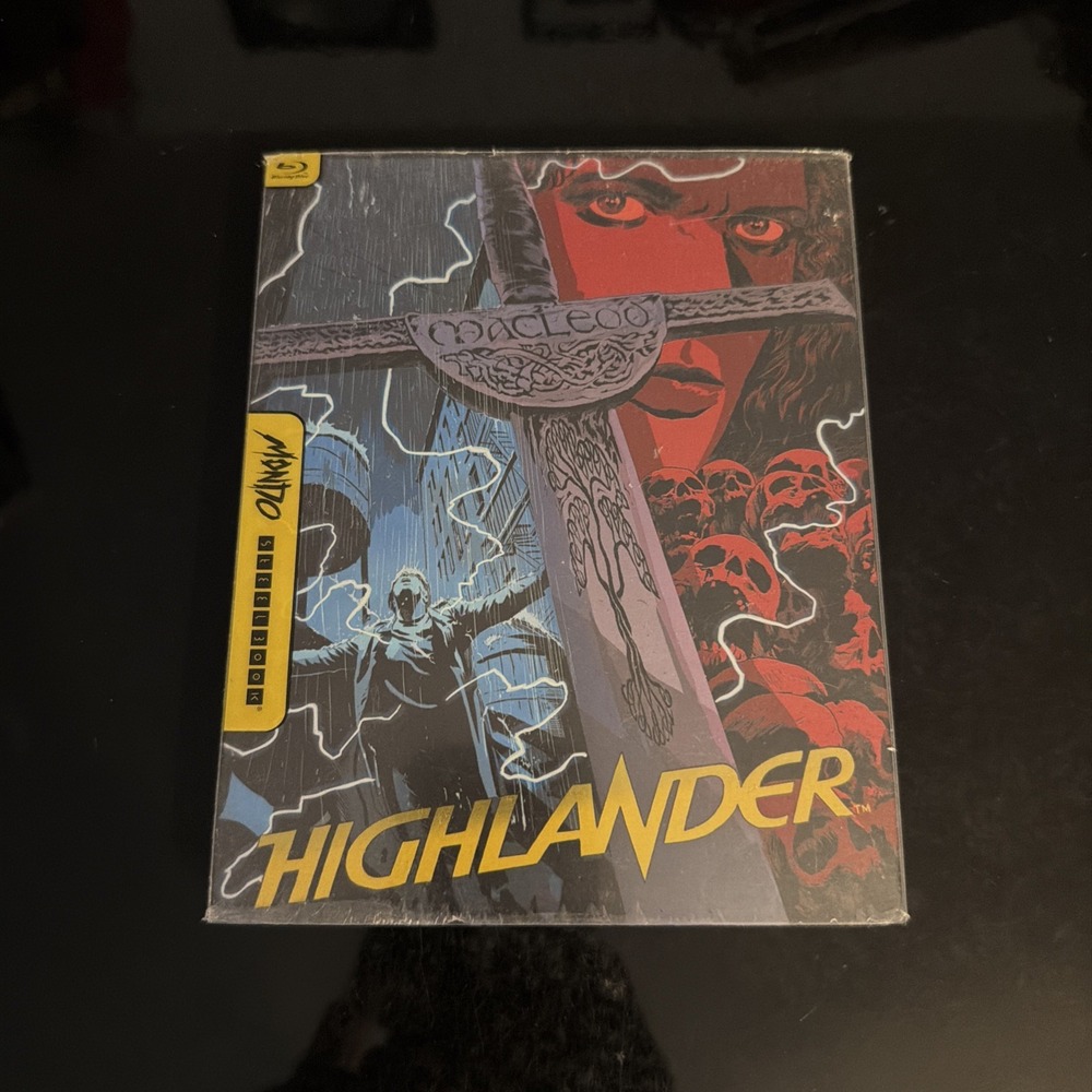 Highlander Limited Edition Mondo Steelbook Bluray OOP Scratch Free!